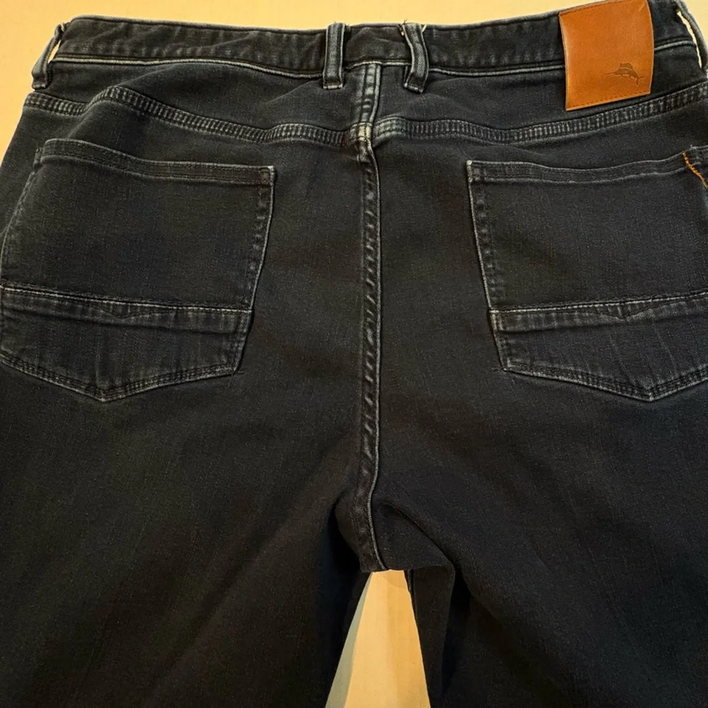 Tommy Bahama Dark Blue Straight Jeans Size 36x32 - Picture 7 of 10